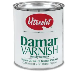 Utrecht Oil Varnish - Ready-to-make Damar Varnish, 10.5 oz can