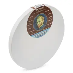 Masterpiece Pro Stretched Round Canvas - 10" Diameter, 3/4" Profile