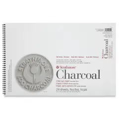 Strathmore 500 Series Charcoal Pad - 12" x 18", Assorted Tints, 24 Sheets