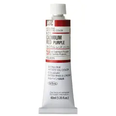 Holbein Artists' Oil Color - Cadmium Red Purple, 40 ml tube