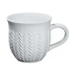 Mayco Earthenware Bisque Mugs - Pkg of 6, Stitched
