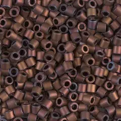 Miyuki Delica Bead 8/0, DBL0312, Matte Metallic Dark Raspberry Iris