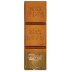 Enkaustikos Wax Snaps Encaustic Paints - Golden Brown, 40 ml cake