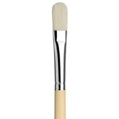 Da Vinci Top Acryl Synthetic Brush - Filbert, Long Handle, Size 14