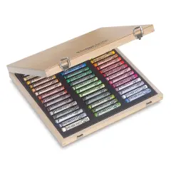 Rembrandt Soft Pastel Set - Landscape, Wood Box, Set of 45