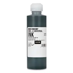 Koh-I-Noor Water-Resistant Drawing Ink - 8 oz, Opaque Black