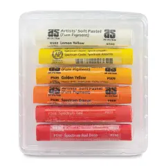 Art Spectrum Pastel 6ix Pack Set - Firey Warms, Set of 6