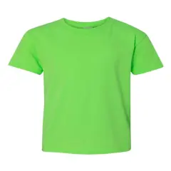 Gildan&reg; Heavy Cotton Youth Crewneck Short Sleeve T-Shirt - 5000B Neon Green