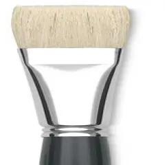 Princeton Snap! Natural Bristle Brush - Flat, Long Handle, Size 12