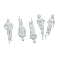 Plastruct Styrene Figures - Pkg of 5, 1-1/2"