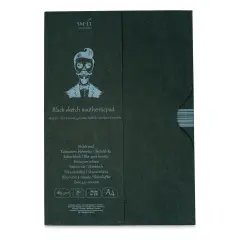 SMLT Art Black Sketch Pad in Folder - 8-1/4" x 11-3/4", 35 Sheets
