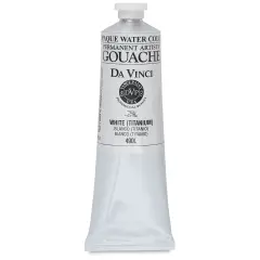Da Vinci Professional Gouache - White (Titanium), 150 ml tube