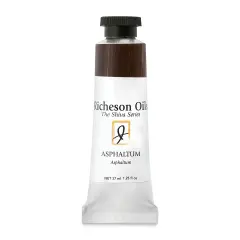Shiva Signature Artist Oil Color - Asphaltum, 1.25 oz Tube