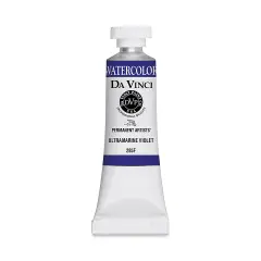 Da Vinci Artists' Permanent Watercolor - Ultramarine Violet, 15 ml tube