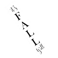 60-Inch It's Fall Y'all Sign Stencil | 3789L by Designer Stencils | Word & Phrase Stencils |