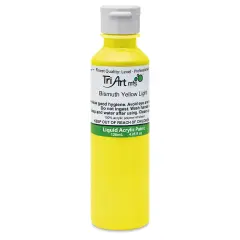 Tri-Art Liquid Artist Acrylics - Bismuth Yellow Light, 120 ml bottle