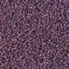 Miyuki Delica Bead 15/0, DBS1012, Metallic Med Raspberry Gold Iris