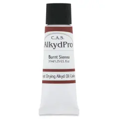 CAS AlkydPro Fast-Drying Alkyd Oil Color - Burnt Sienna, 37 ml tube