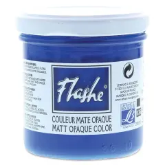 Lefranc & Bourgeois Flashe Vinyl Paint - Phthalo Blue, 125 ml jar