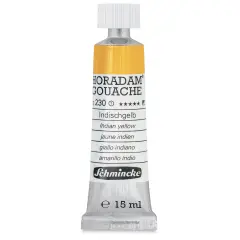 Schmincke Horadam Artist Gouache - Indian Yellow, 15 ml tube