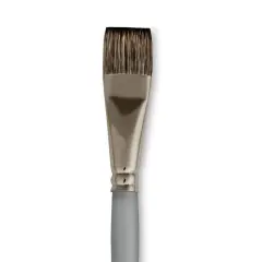 Dynasty Faux Squirrel Brush - Flat, Short Handle, 3/4"