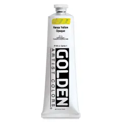 Golden Heavy Body Artist Acrylics - Hansa Yellow Opaque, 5 oz tube