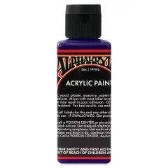 Alpha6 Alphakrylic Acrylic Paint - Alpha Purple, 5 oz