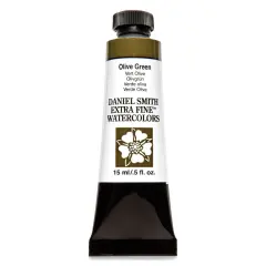 Daniel Smith Extra Fine Watercolor - Olive Green, 15 ml Tube