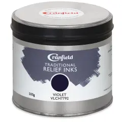 Cranfield Traditional Relief Ink - Violet, 500 g