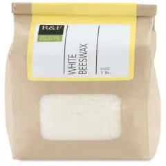 R&F Encaustic Beeswax - White, 1 lb Bag