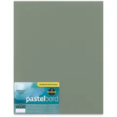 Ampersand Pastelbord Panel - 16" x 20", 1/8" Profile, Dark Green