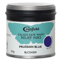 Cranfield Caligo Safe Wash Relief Ink - Prussian Blue, 250 g