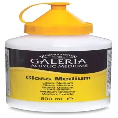 Winsor & Newton Galeria Acrylic Medium - Gloss, 500 ml bottle