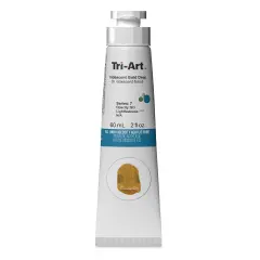 Tri-Art High Viscosity Artist Acrylic - Iridescent Gold Deep, 60 ml Tube