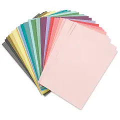 Sizzix Surfacez Cardstock - Assorted Colors, Package of 80 Sheets, 8-1/4"W x 11-3/4"L, 216 gsm