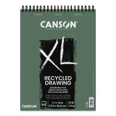 Canson XL Recycled Drawing Pad - 11" x 14", Wirebound Top, 60 Sheets