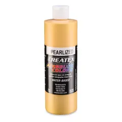 Createx Airbrush Color - 16 oz, Pearl Satin Gold