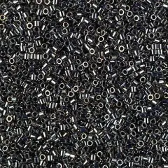 Miyuki Delica Bead 15/0, DBS0026, Metallic Steel Iris