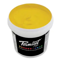 Permaset Aqua Fabric Ink - Supercover Mid Yellow, Liter