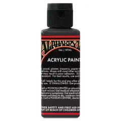 Alpha6 Alphakrylic Acrylic Paint - Dark Grey, 5 oz