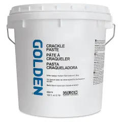 Golden Crackle Paste - 128 oz jar