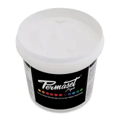 Permaset Aqua Fabric Ink - Supercover White, Liter