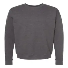 Tultex&reg; Fleece Crewneck Sweatshirt Heather Charcoal