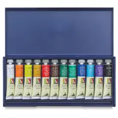 Maimeri Artist Gouache - Set of 12, Assorted Colors, 20 ml Tubes