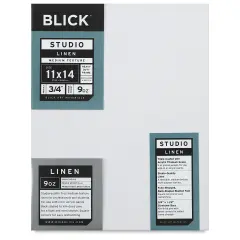 Blick Studio Linen Stretched Canvas - 11" x 14", Traditional 3/4" Profile