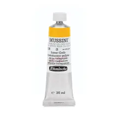 Schmincke Mussini Oil Colors - Translucent Yellow, 35 ml tube