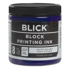 Blick Water-Soluble Block Printing Ink - Violet, 8 oz Jar