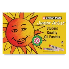 Sakura Cray-Pas Junior Artist Oil Pastels - Set of 50 Assorted Colors