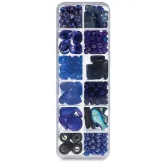 John Bead Czech Glass Bead Box Mix - Deep Ocean