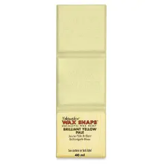 Enkaustikos Wax Snaps Encaustic Paints - Brilliant Yellow Pale, 40 ml cake